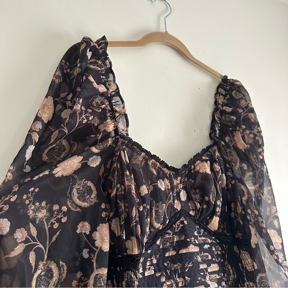 Free People • Brunch Date Bodysuit‎ in Black - Picture 5 of 10